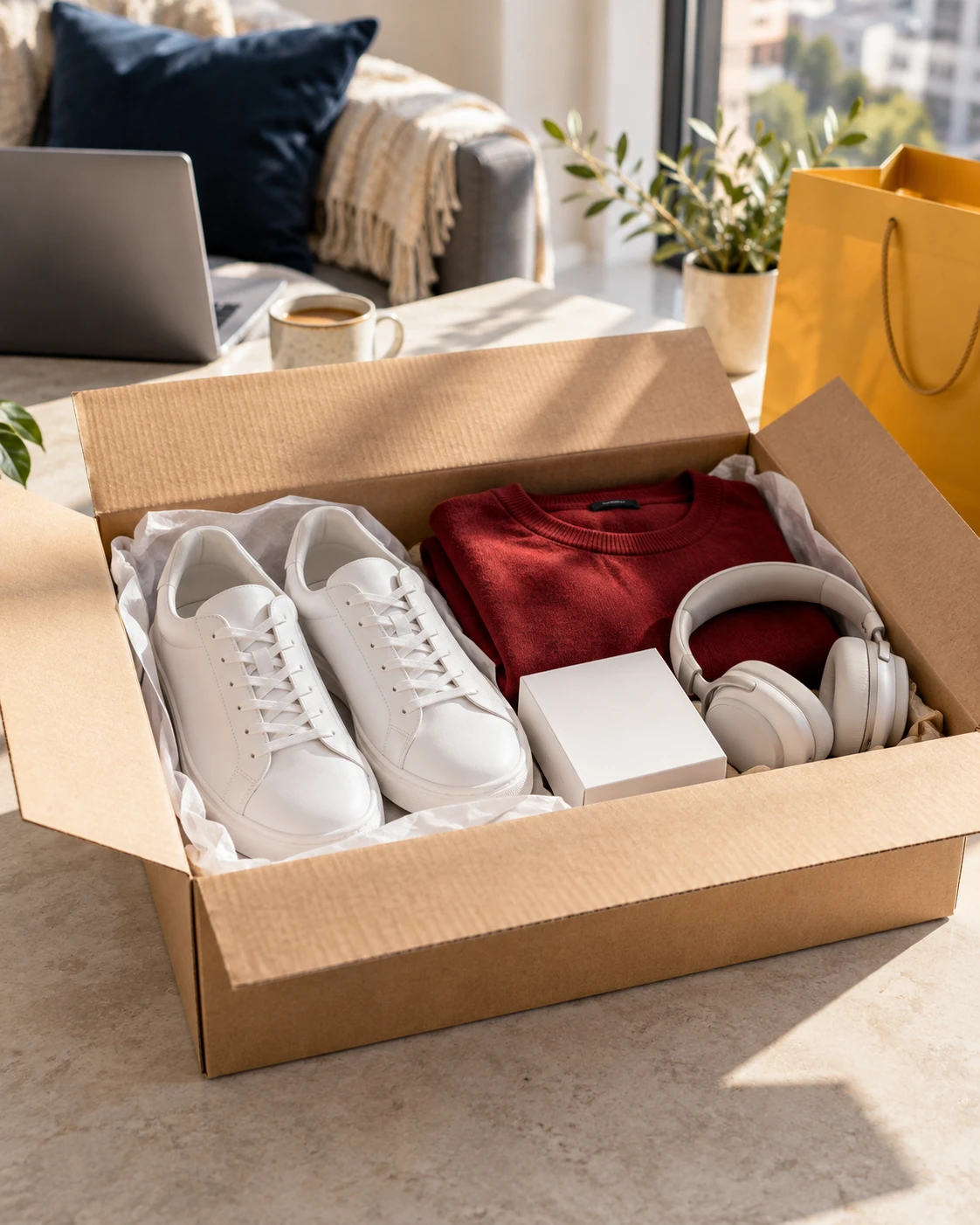 Tus compras llegan a casa: paquetes, moda y tecnología